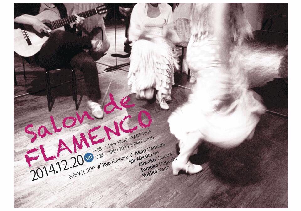 広告：2014年12月20日(土)　salon de FLAMENCO